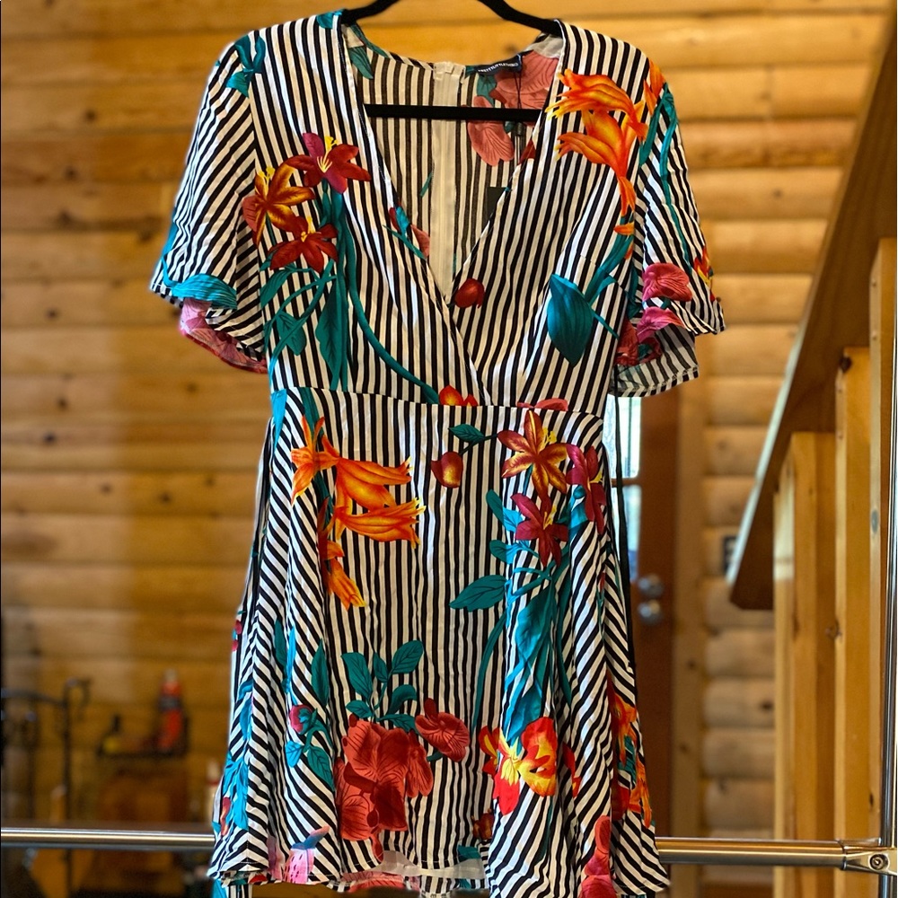 Floral mini dress